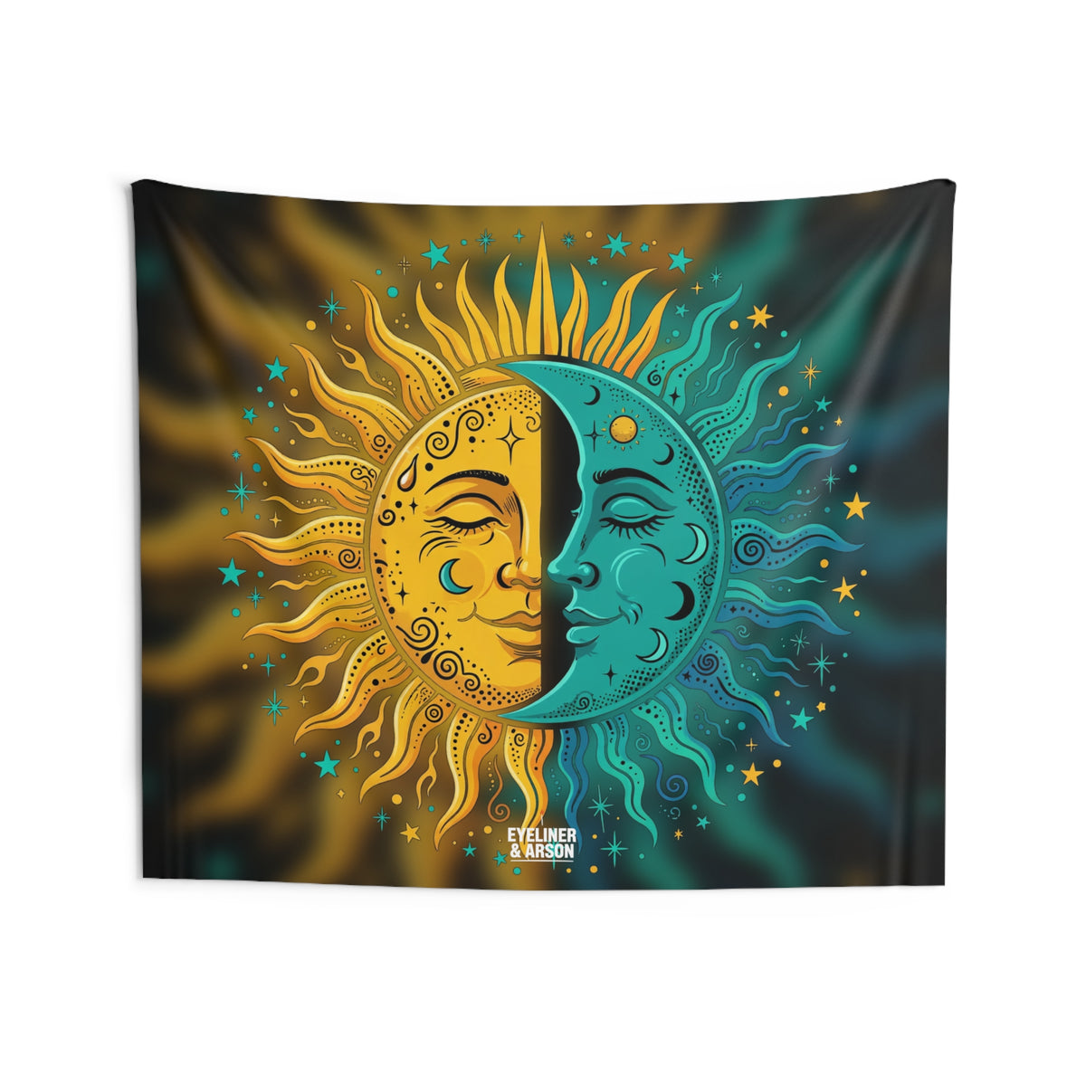 Yin-Yang Sun Moon Tapestry