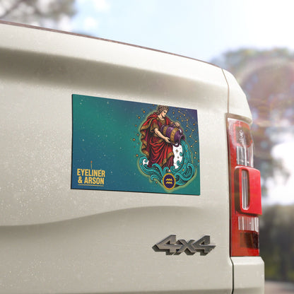 Eyeliner & Arson — Aquarius Car Magnet