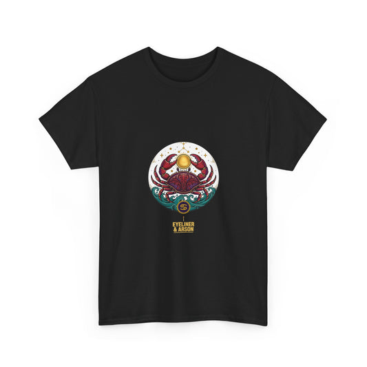 Eyeliner & Arson — Cancer Zodiac Tee