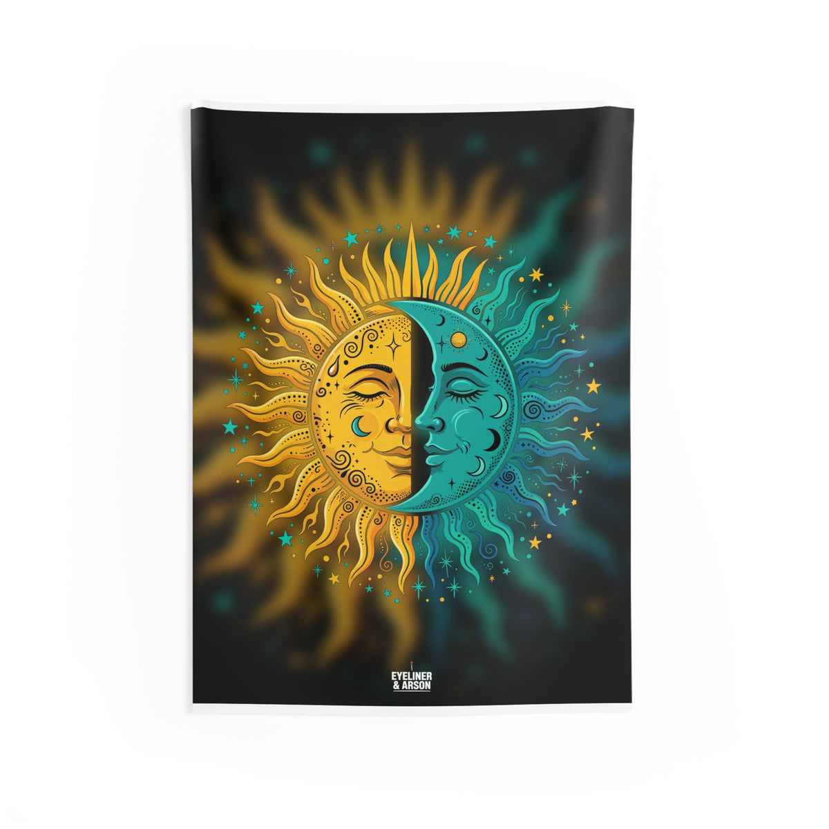 Yin-Yang Sun Moon Tapestry