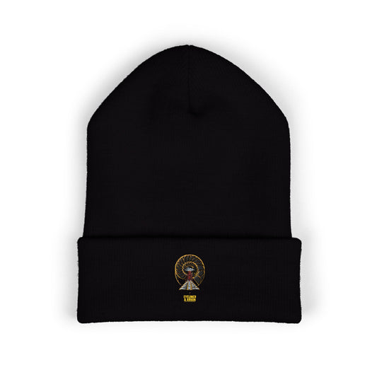 Eyeliner & Arson — Fibonacci UFO Pyramid Beanie