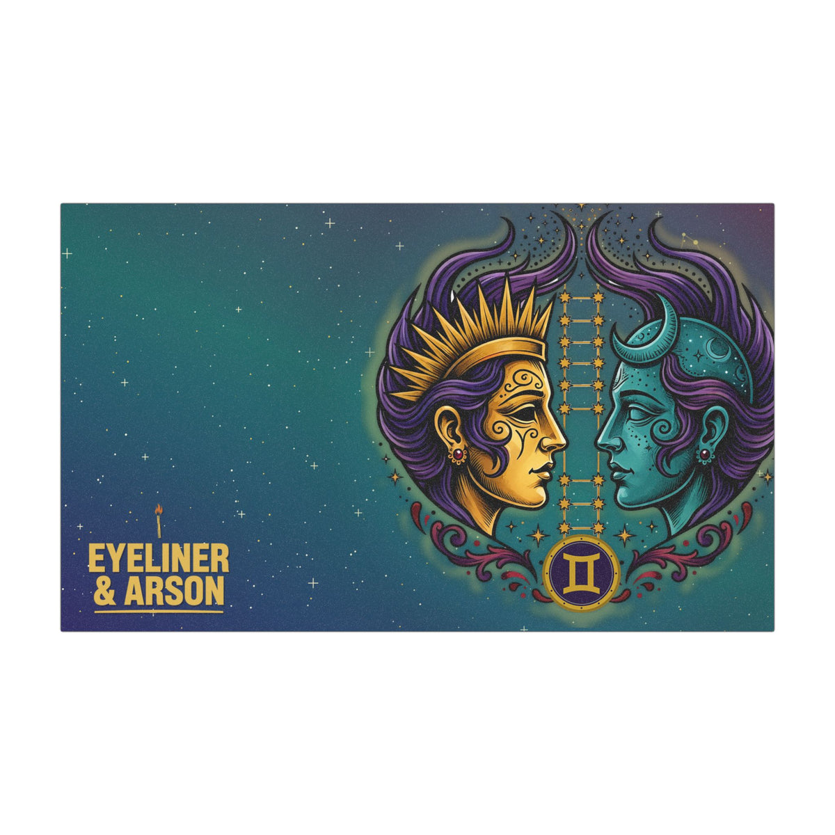 Eyeliner & Arson — Gemini Car Magnet