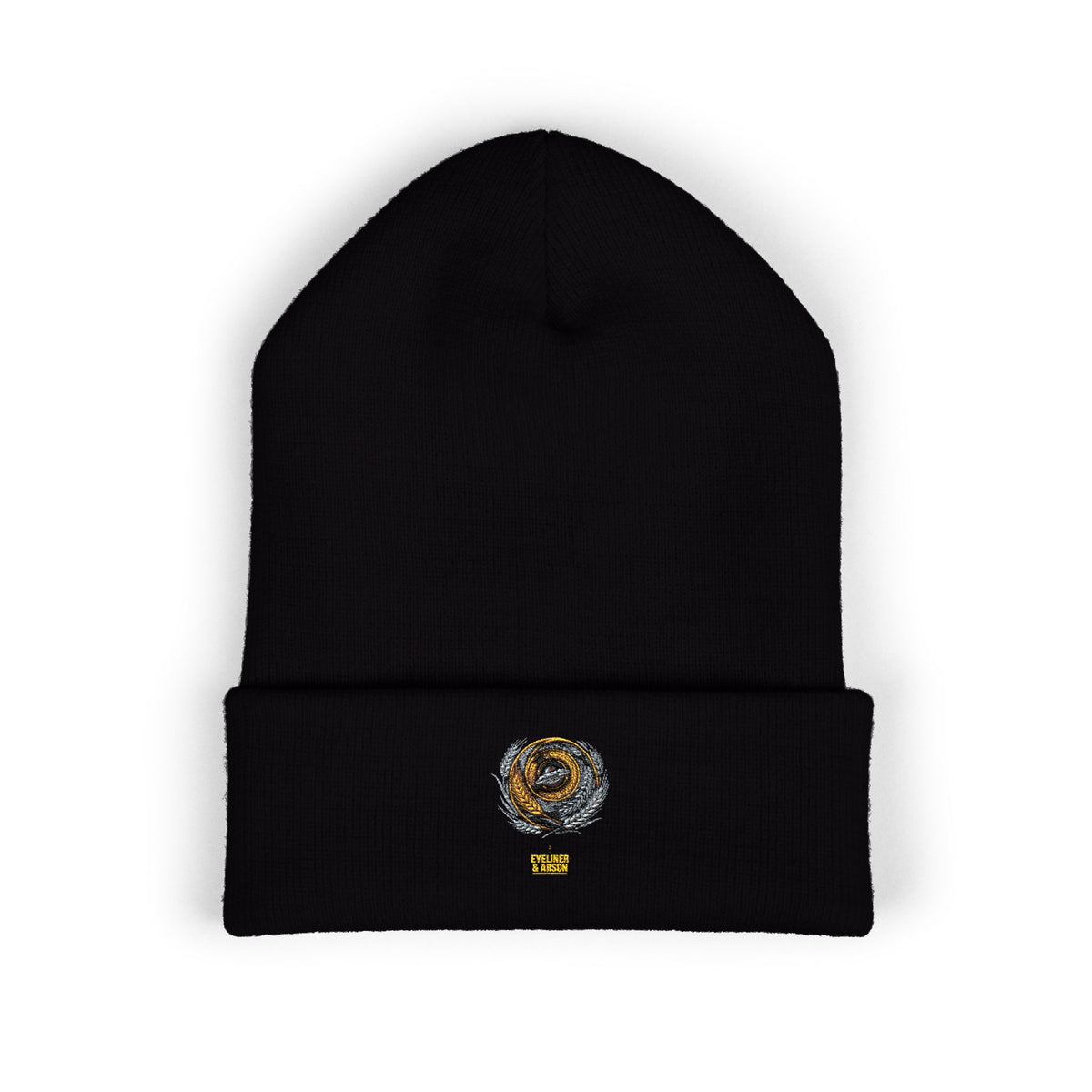 Eyeliner & Arson — Crop Circle Beanie