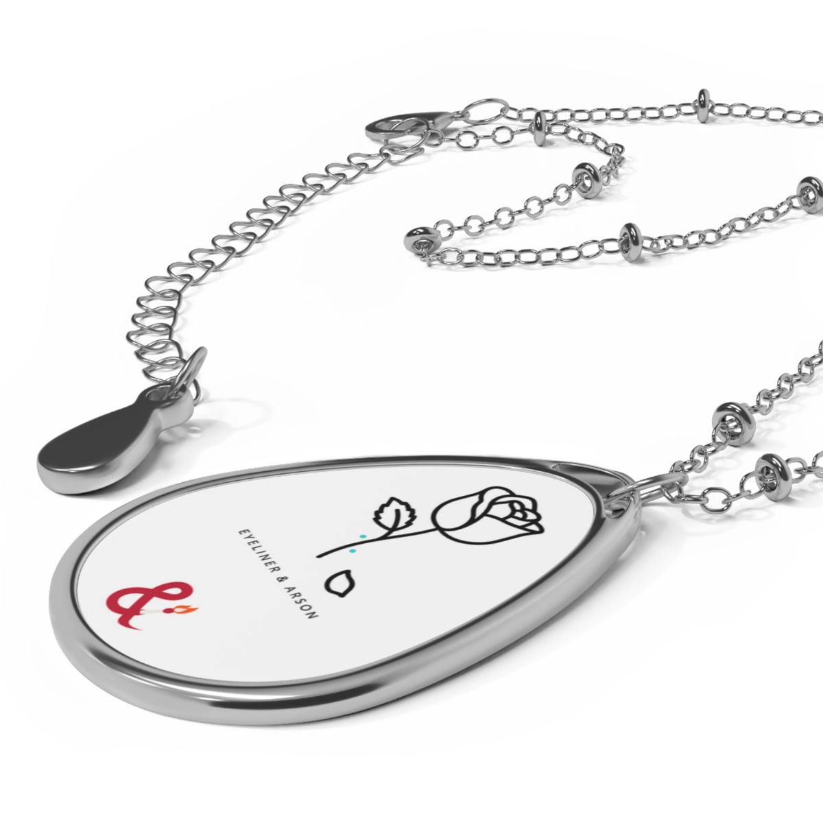 Eyeliner & Arson — Chest Rose Necklace