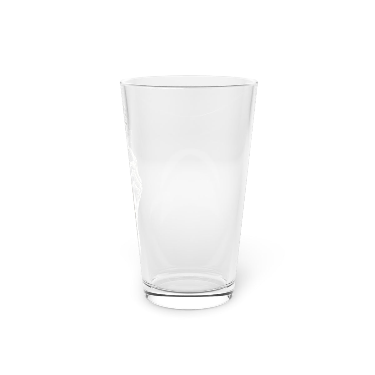 Eyeliner & Arson — Skeleton Rose Pint Glass
