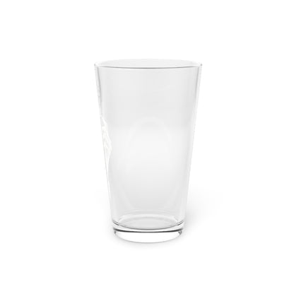 Eyeliner & Arson — Skeleton Rose Pint Glass