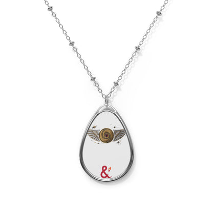 Eyeliner & Arson — Winged Disc Necklace