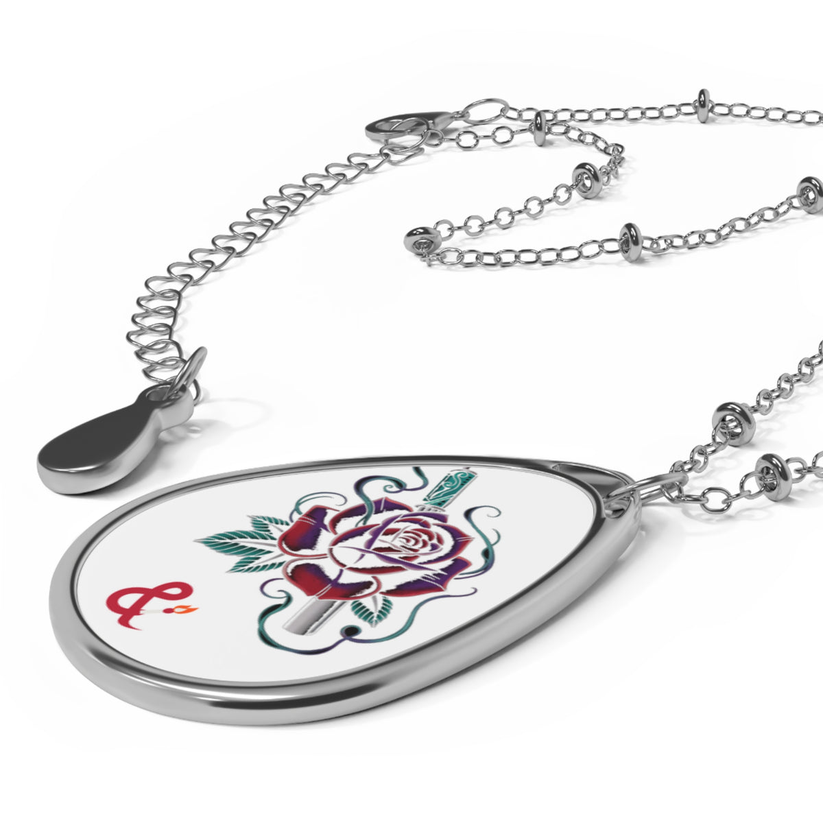 Eyeliner & Arson — Rose Dagger Necklace