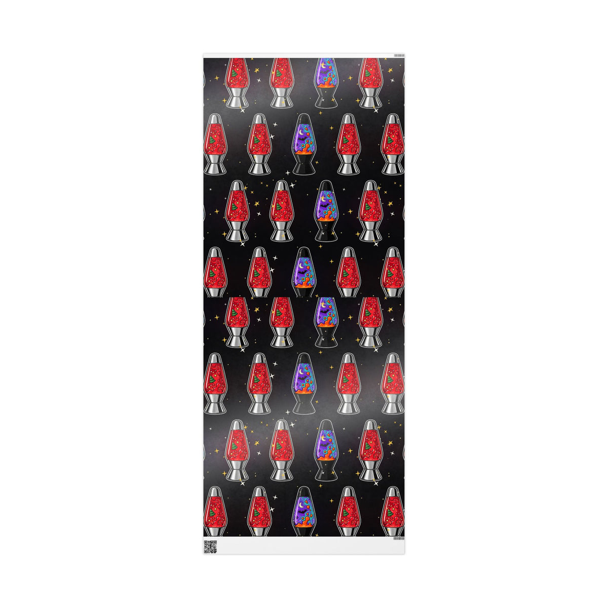 Santa's Lava Lamp Wrapping Paper