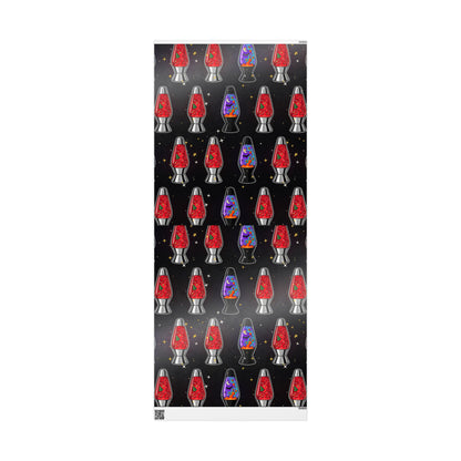 Santa's Lava Lamp Wrapping Paper