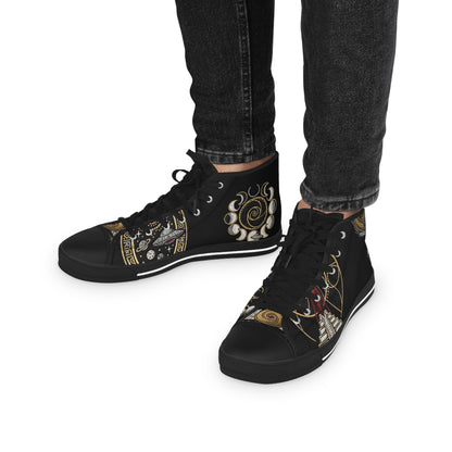Eyeliner & Arson — Alien Relic High-Top Sneakers