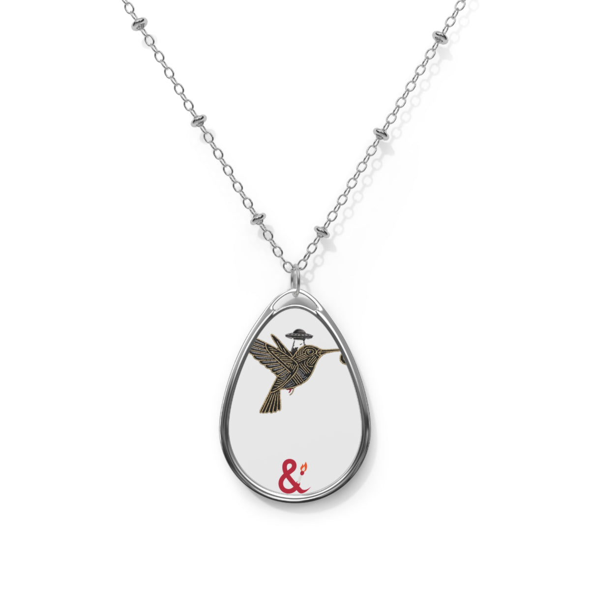 Eyeliner & Arson — Nazca Hummingbird Necklace