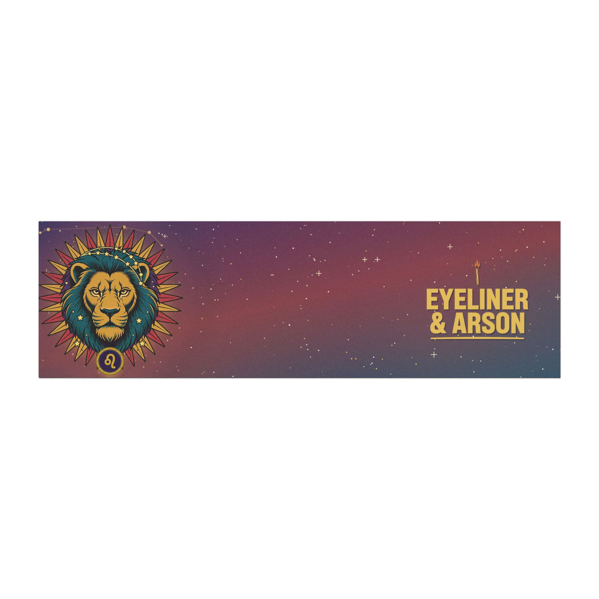 Eyeliner & Arson — Leo Car Magnet