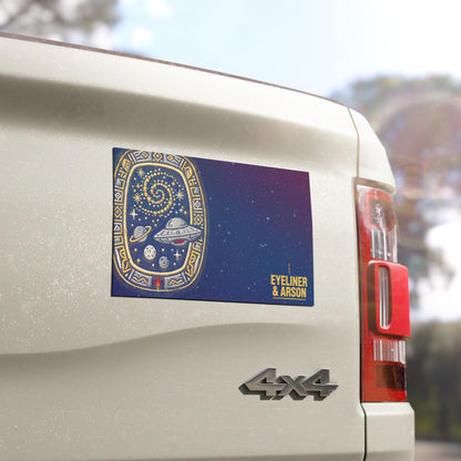Eyeliner & Arson — Star Map Tablet Car Magnet
