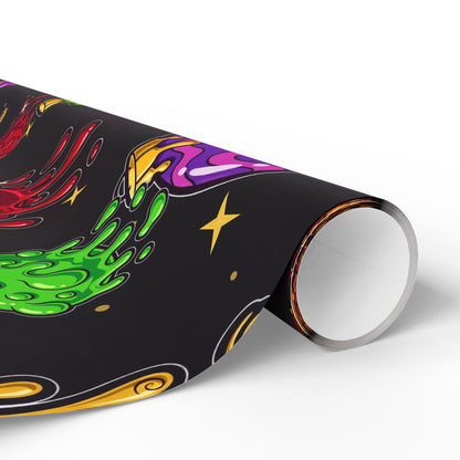 Melting Ornaments Wrapping Paper