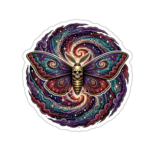 Eyeliner & Arson — Galaxy Moth Sticker