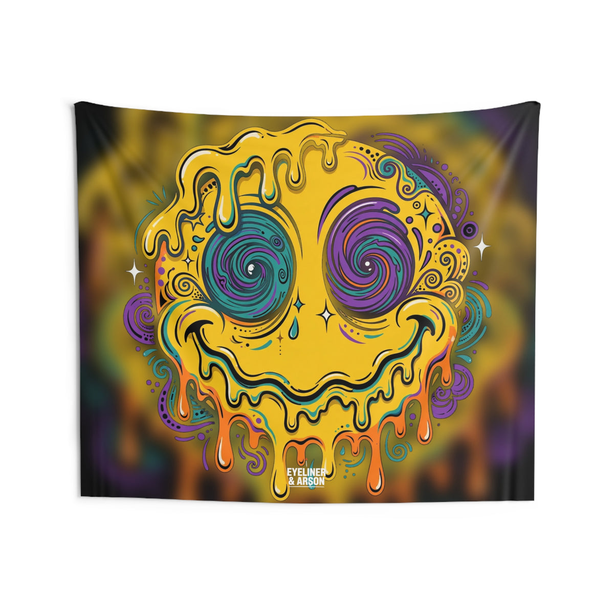 Melted Smiley Tapestry