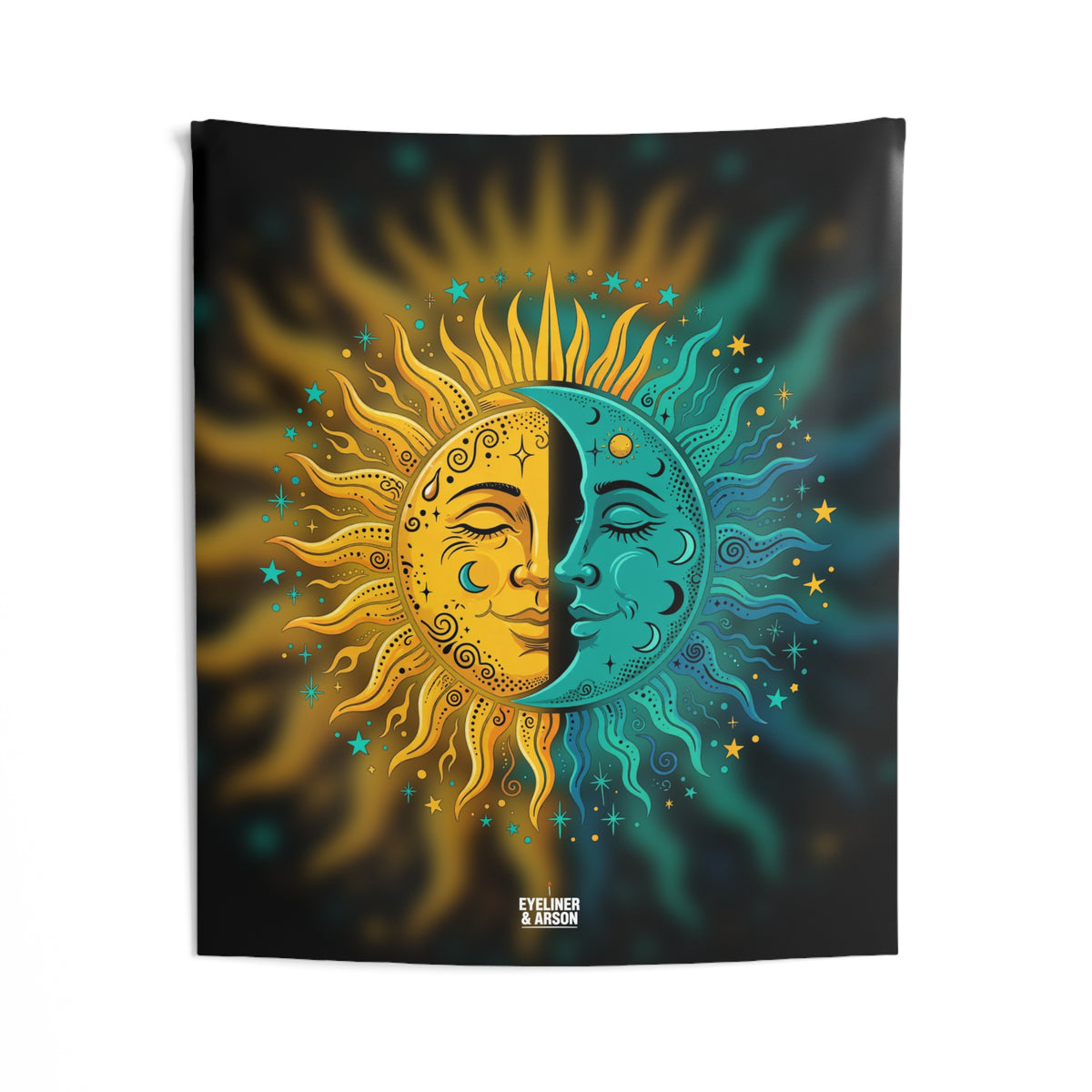 Yin-Yang Sun Moon Tapestry