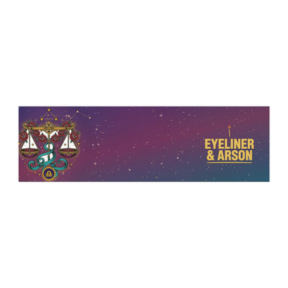 Eyeliner & Arson — Libra Car Magnet