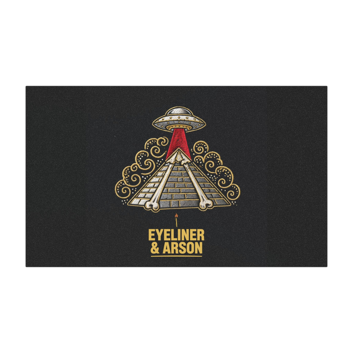 Eyeliner & Arson — Pyramid Beam Car Magnet