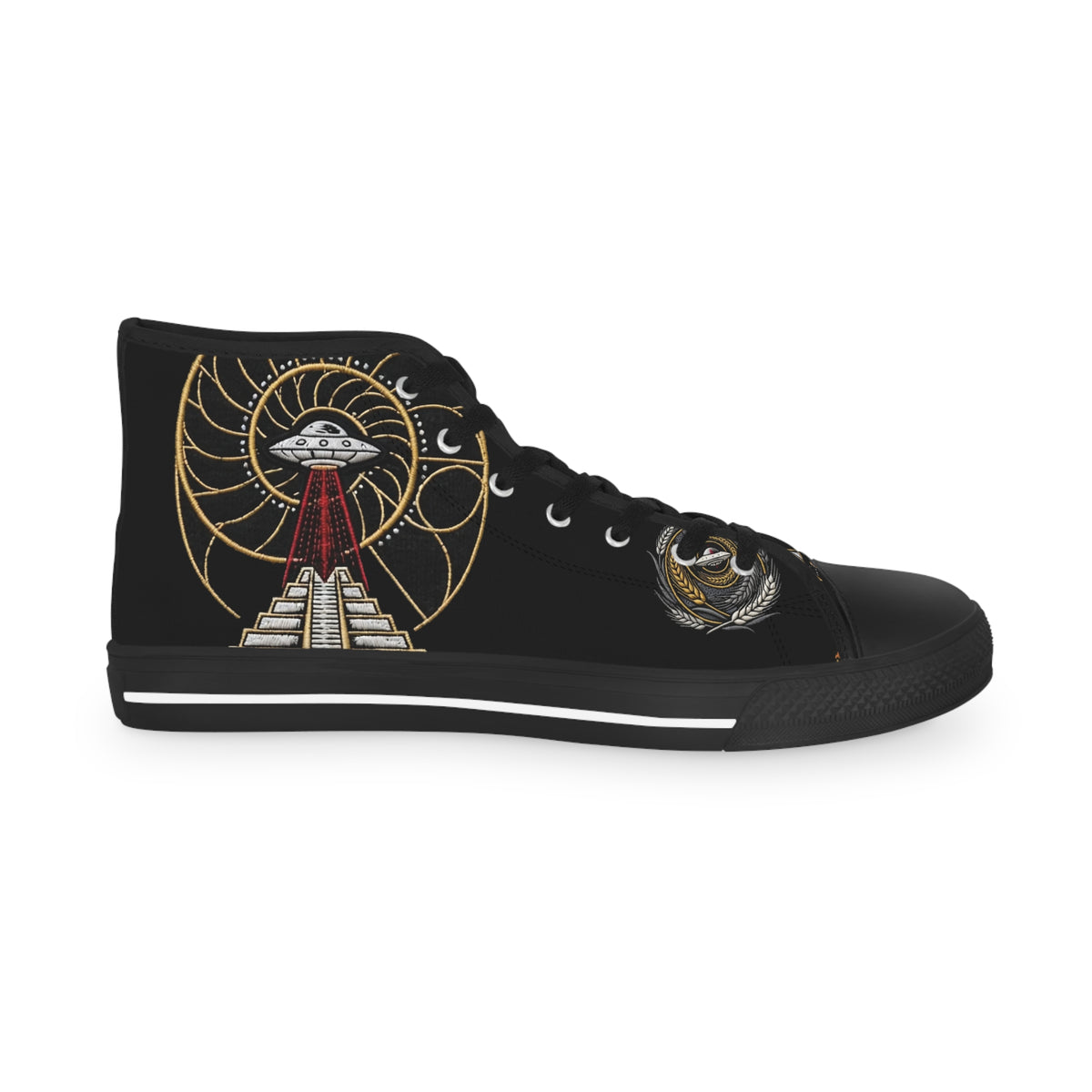 Eyeliner & Arson — Alien Relic High-Top Sneakers
