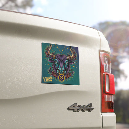Eyeliner & Arson — Taurus Car Magnet