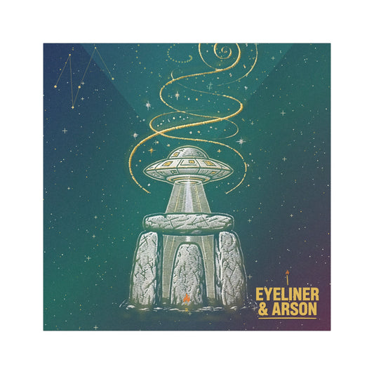 Eyeliner & Arson — Stonehenge Beam Car Magnet