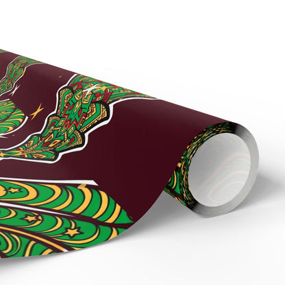 Trippy Tree Spiral Wrapping Paper