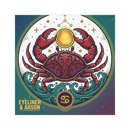 Eyeliner & Arson — Cancer Car Magnet
