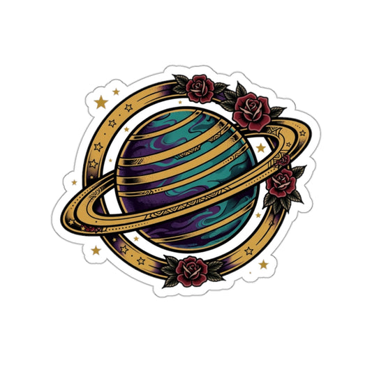 Eyeliner & Arson — Saturn Sticker