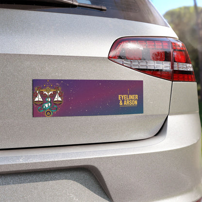 Eyeliner & Arson — Libra Car Magnet