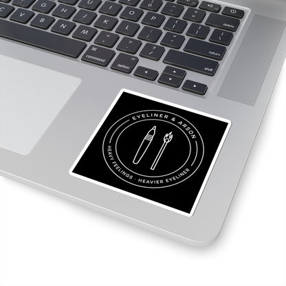 Eyeliner & Arson — Badge Sticker