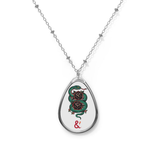 Eyeliner & Arson — Snake Roses Necklace