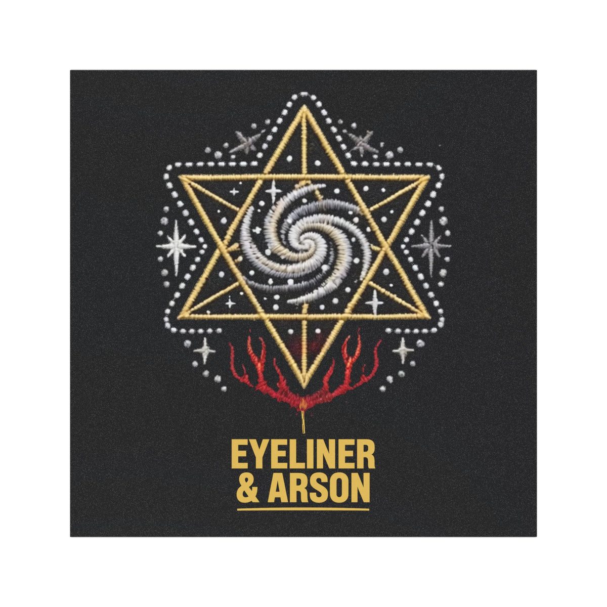 Eyeliner & Arson — Merkaba Craft Car Magnet
