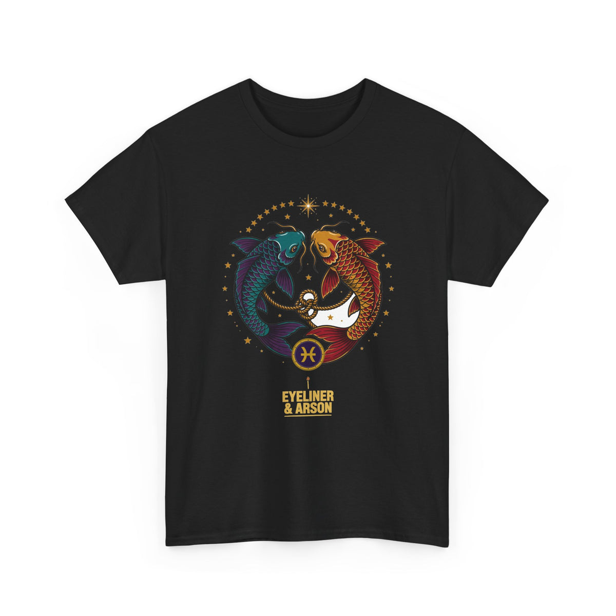 Eyeliner & Arson — Pisces Zodiac Tee