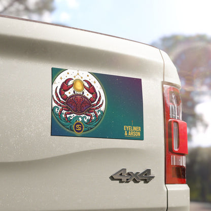 Eyeliner & Arson — Cancer Car Magnet
