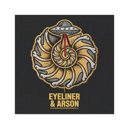 Eyeliner & Arson — Nautilus UFO Car Magnet