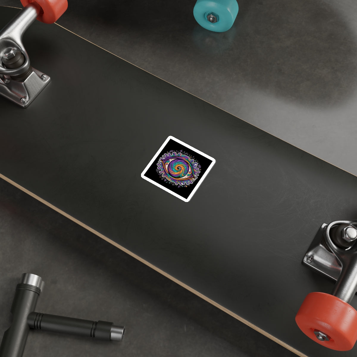 Eyeliner & Arson — Optical Spiral Eye Sticker
