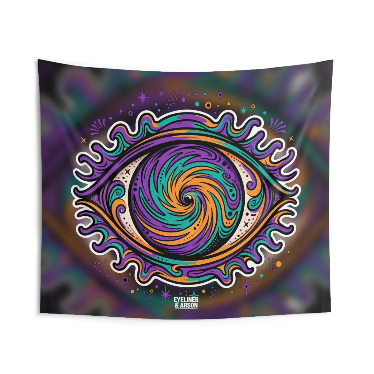 Optical Spiral Eye Tapestry