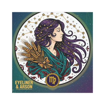 Eyeliner & Arson — Virgo Car Magnet