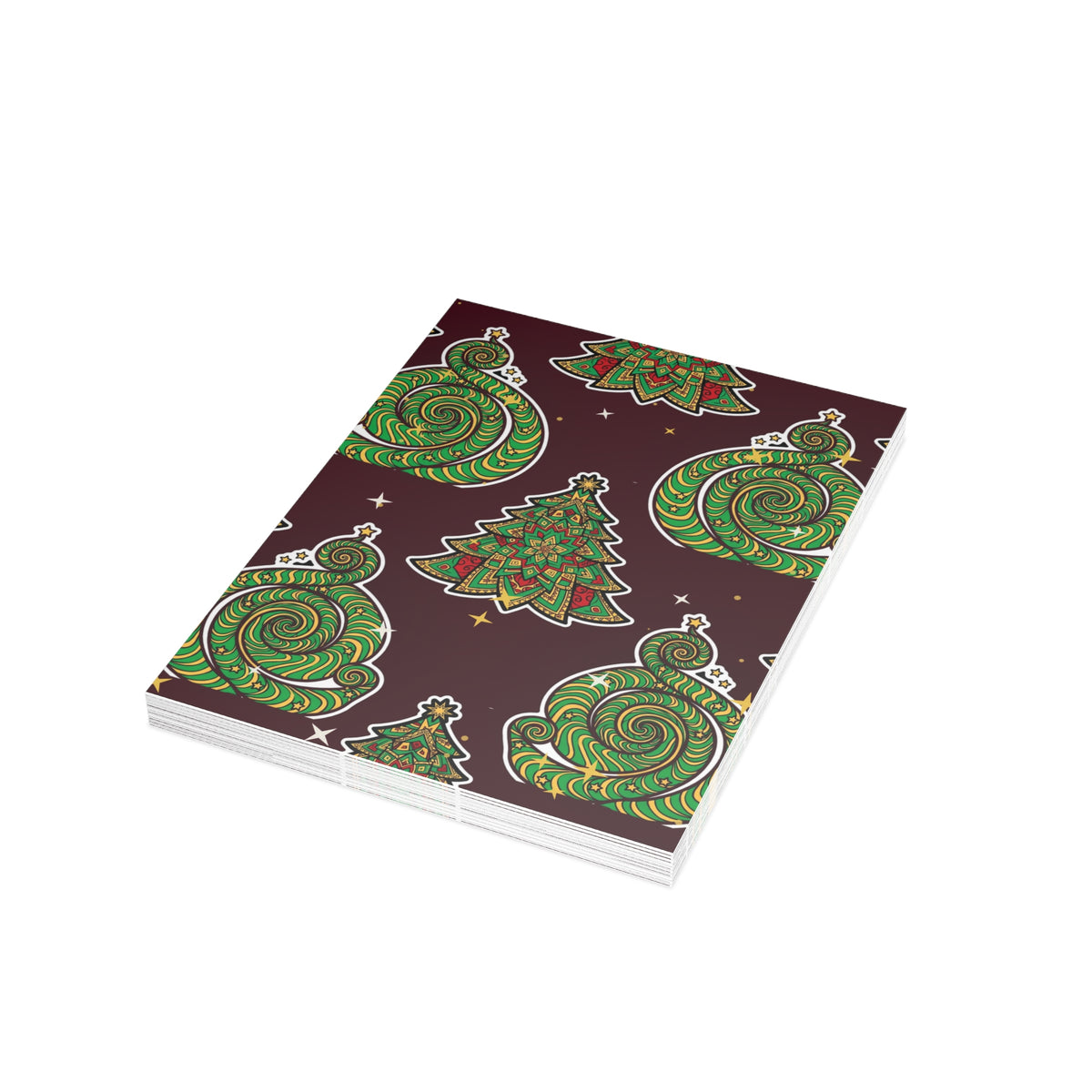 Trippy Tree Spiral Postcard