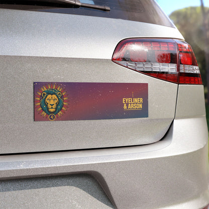 Eyeliner & Arson — Leo Car Magnet