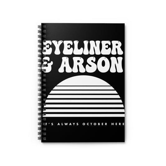Sunset Wordmark Spiral Notebook