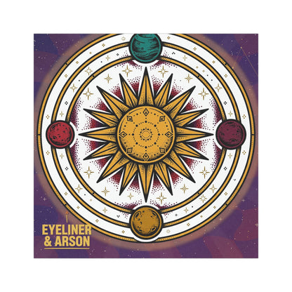 Eyeliner & Arson — Solar Orrery Car Magnet
