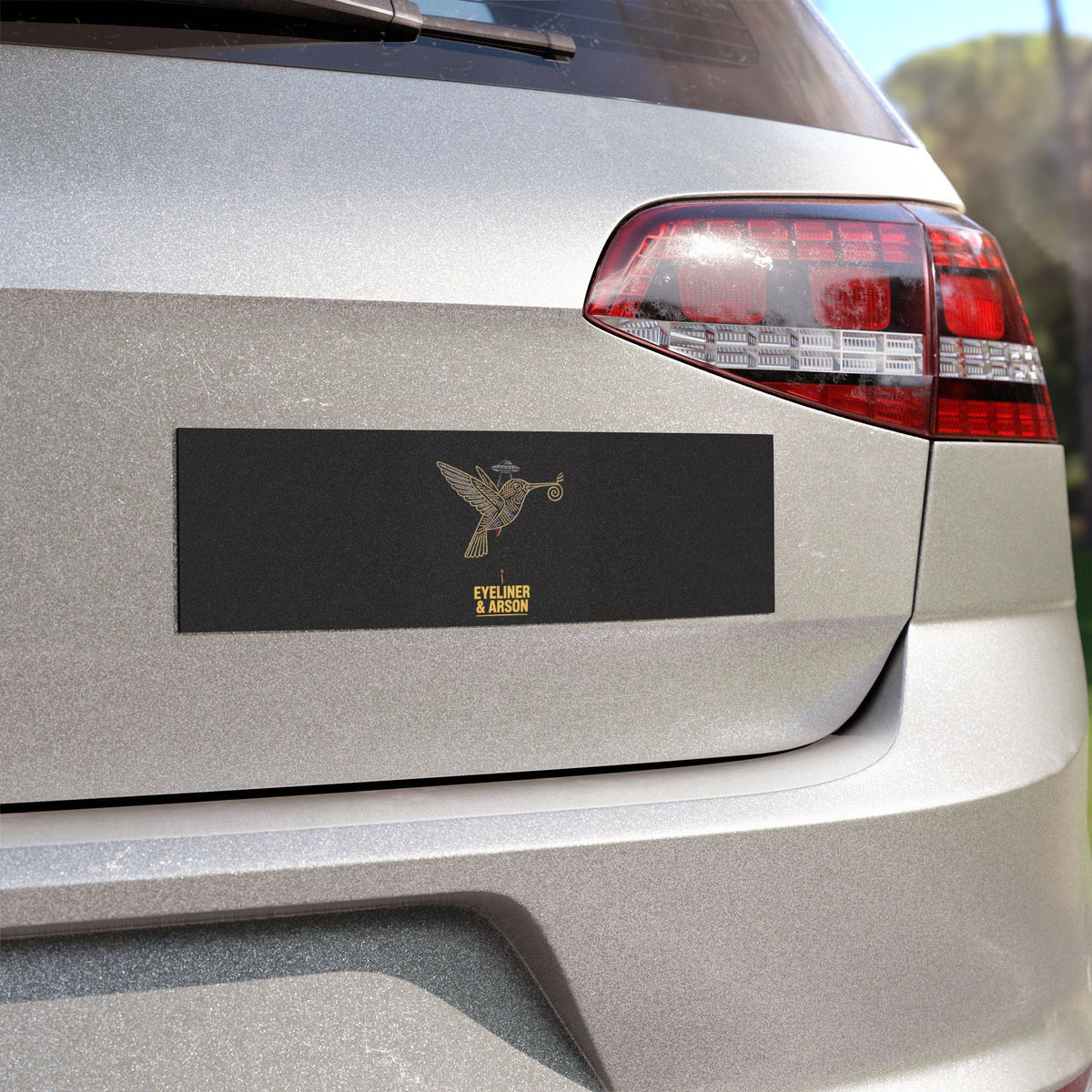 Eyeliner & Arson — Nazca Hummingbird Car Magnet