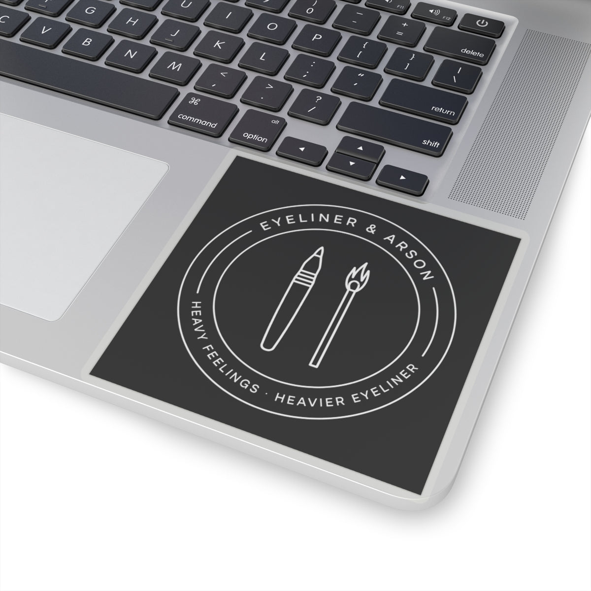 Eyeliner & Arson — Badge Sticker