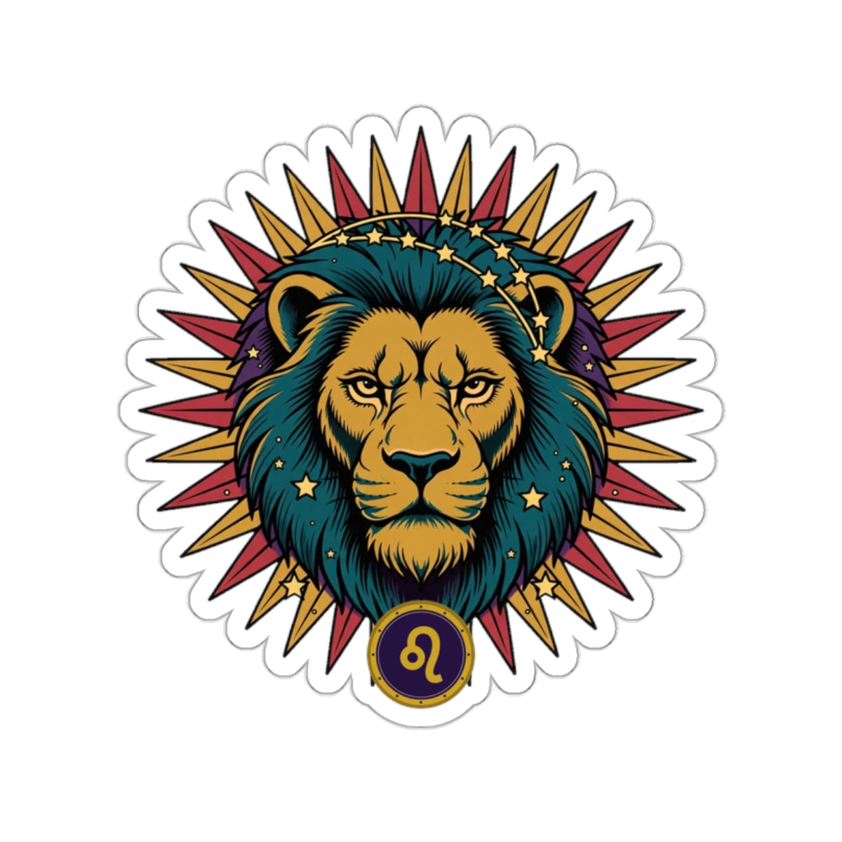 Eyeliner & Arson — Leo Sticker