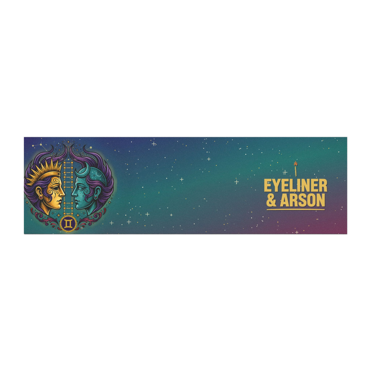 Eyeliner & Arson — Gemini Car Magnet