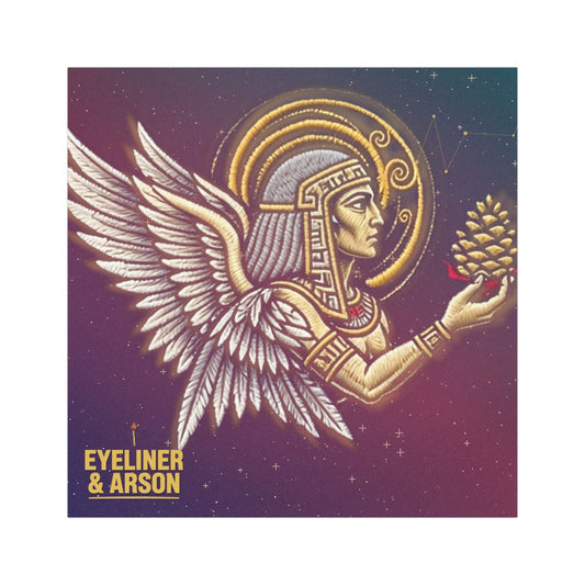 Eyeliner & Arson — Anunnaki Pinecone Car Magnet
