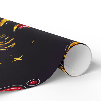 Melting Ornaments Wrapping Paper